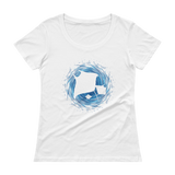 Manta Swirl Womens T-Shirt